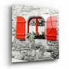 Red Window Glass Wall Art by Insigneart USA