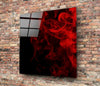 Red Smoke Glass Wall Art by Insigneart USA