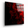 Red Smoke Glass Wall Art by Insigneart USA