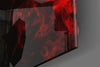 Red Smoke Glass Wall Art by Insigneart USA