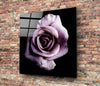 Purple Rose Glass Wall Art by Insigneart USA