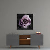 Purple Rose Glass Wall Art by Insigneart USA
