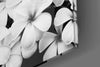 Black and White Flowers Glass Wall Art by Insigneart USA