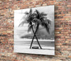 Palm Trees Glass Wall Art by Insigneart USA