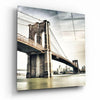 Brooklyn Bridge Glass Wall Art by Insigneart USA