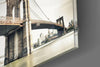 Brooklyn Bridge Glass Wall Art by Insigneart USA