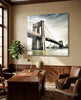 Brooklyn Bridge Glass Wall Art by Insigneart USA
