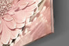 Pink Flower Glass Wall Art by Insigneart USA