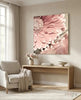 Pink Flower Glass Wall Art by Insigneart USA