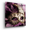 Prom Mask Glass Wall Art by Insigneart USA