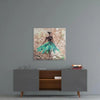 Female (Green) Glass Wall Art by Insigneart USA