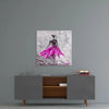 Woman (Pink) Glass Wall Art by Insigneart USA