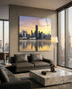City Glass Wall Art by Insigneart USA