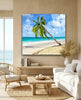 Palm Tree Glass Wall Art by Insigneart USA