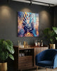 Pineapple Glass Wall Art by Insigneart USA