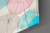 Colorful Umbrellas Glass Wall Art by Insigneart USA