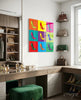 Colored Shoes Glass Wall Art by Insigneart USA