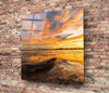 Sunset Glass Wall Art by Insigneart USA