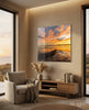 Sunset Glass Wall Art by Insigneart USA