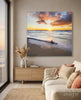 Sunset Glass Wall Art by Insigneart USA