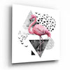 Flamingo Glass Wall Art by Insigneart USA