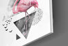 Flamingo Glass Wall Art by Insigneart USA