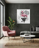 Flamingo Glass Wall Art by Insigneart USA
