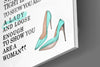 Dress Glass Wall Art by Insigneart USA