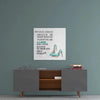 Dress Glass Wall Art by Insigneart USA