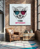 Think Differently Glass Wall Art by Insigneart USA