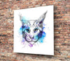Cat Glass Wall Art by Insigneart USA