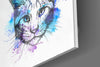 Cat Glass Wall Art by Insigneart USA