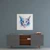 Cat Glass Wall Art by Insigneart USA