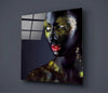 Woman Portrait 2 Glass Wall Art by Insigneart USA