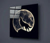 Full Moon Glass Wall Art by Insigneart USA