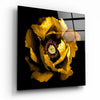 Floral Yellow Glass Wall Art by Insigneart USA