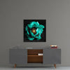 Floral Green Glass Wall Art by Insigneart USA