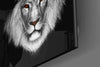 Lion Glass Wall Art by Insigneart USA