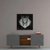 Lion Glass Wall Art by Insigneart USA