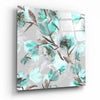 Green Flower Glass Wall Art by Insigneart USA