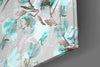 Green Flower Glass Wall Art by Insigneart USA