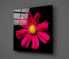 Red Flower Glass Wall Art by Insigneart USA