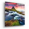 Mountain River Landscape Glass Wall Art by Insigneart USA