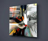 Abstract Cat Glass Wall Art by Insigneart USA