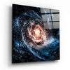 Space- Blue Infinity Glass Wall Art by Insigneart USA