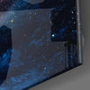 Space Red Infinity Glass Wall Art by Insigneart USA