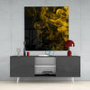 Yellow Smoke Glass Wall Art by Insigneart USA