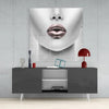 Lips Glass Wall Art by Insigneart USA