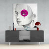 Pink Look Glass Wall Art by Insigneart USA
