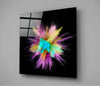 Color Explosion Glass Wall Art by Insigneart USA